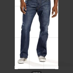 Levi's 559 Blue Straight Jeans Relaxed Fit Medium Weight 34 × 34 NWT